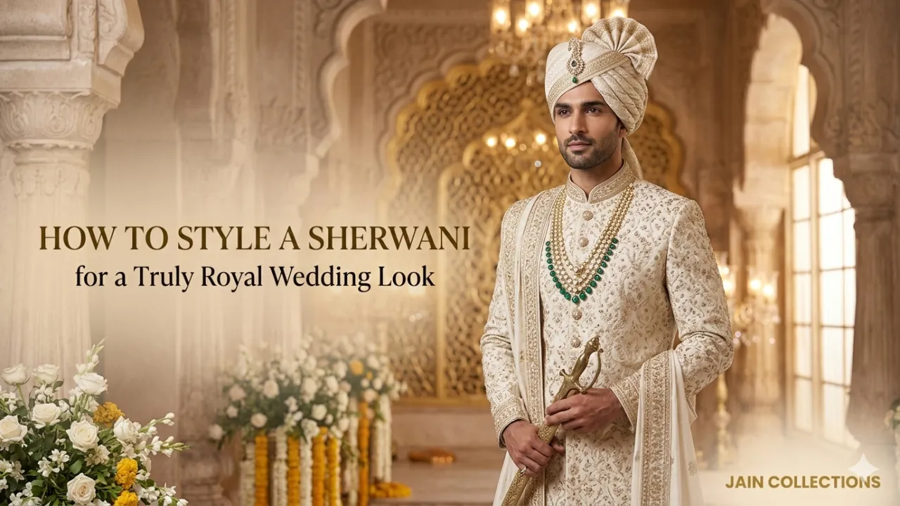 HOW TO STYLE A SHERWANI FOR A TRULY ROYAL WEDDING LOOK