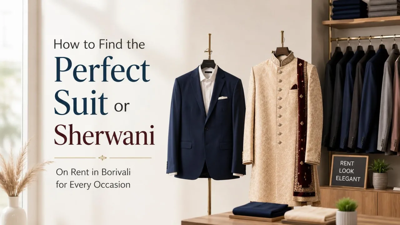 HOW TO FIND THE PERFECT SUIT OR SHERWANI ON RENT IN BORIVALI FOR EVERY OCCASION