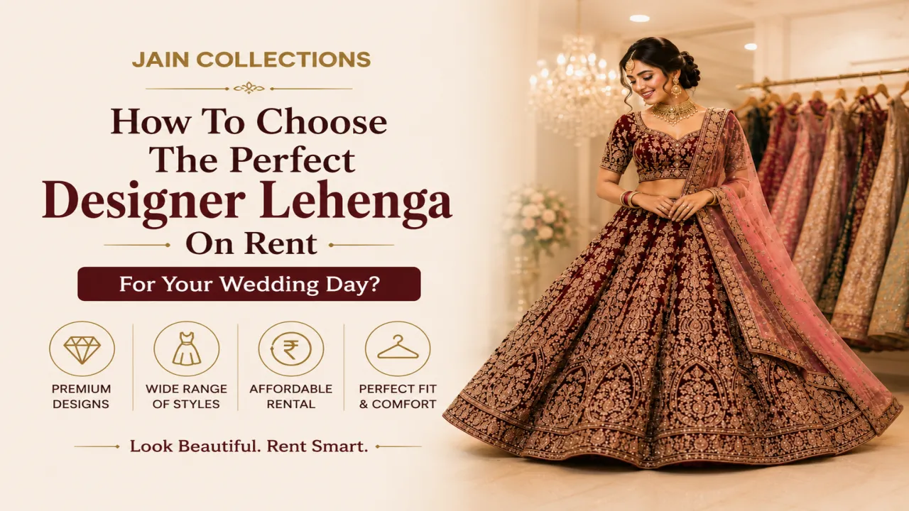 HOW TO CHOOSE THE PERFECT DESIGNER LEHENGA ON RENT FOR YOUR WEDDING DAY?