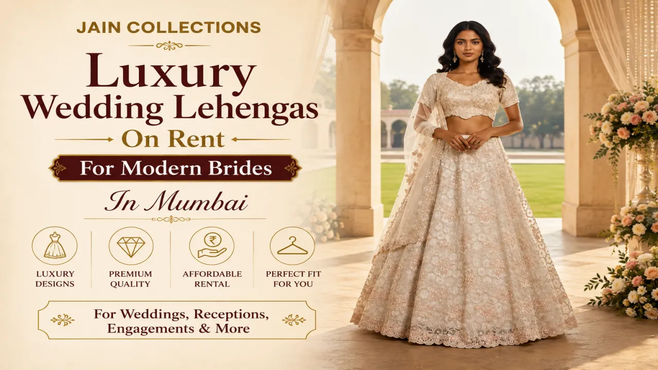 LUXURY WEDDING LEHENGAS ON RENT FOR MODERN BRIDES IN MUMBAI