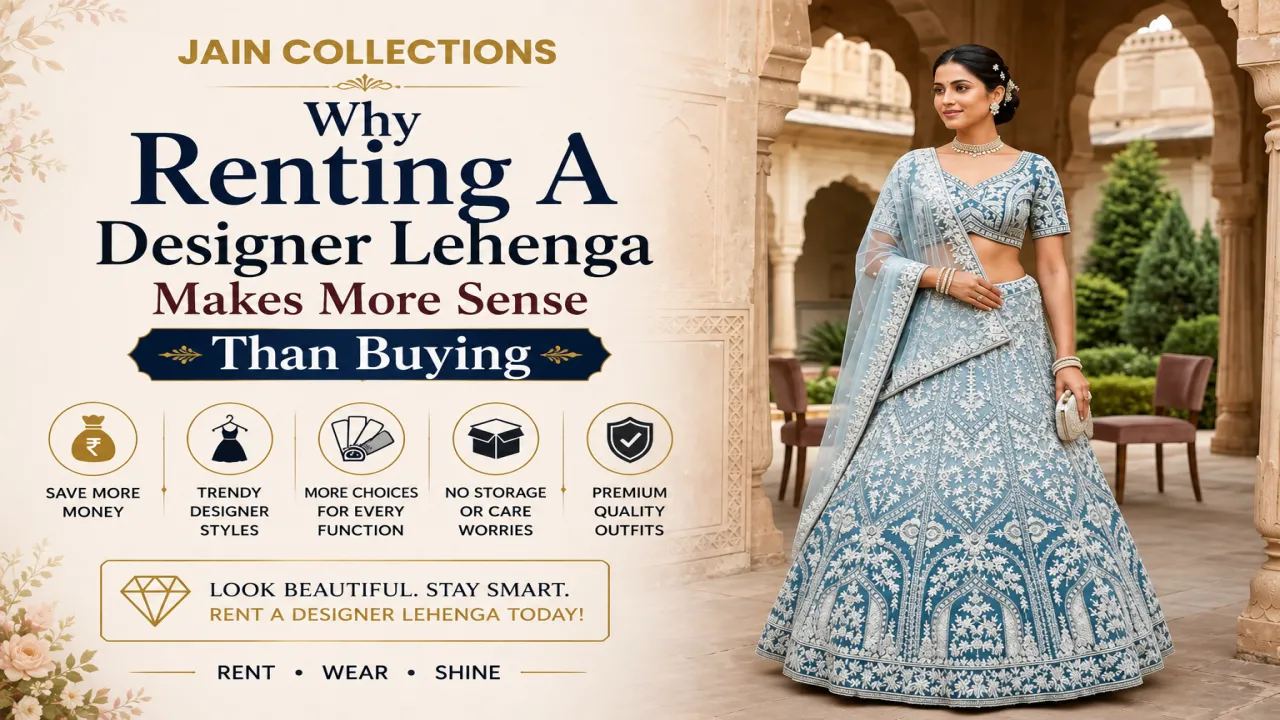 WHY RENTING A DESIGNER LEHENGA MAKES MORE SENSE THAN BUYING