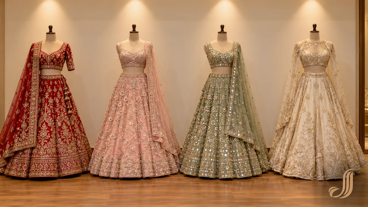 LATEST BRIDAL LEHENGA TRENDS AVAILABLE ON RENT IN MUMBAI