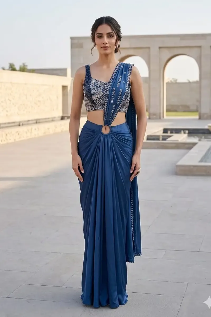 BLUE SAREE