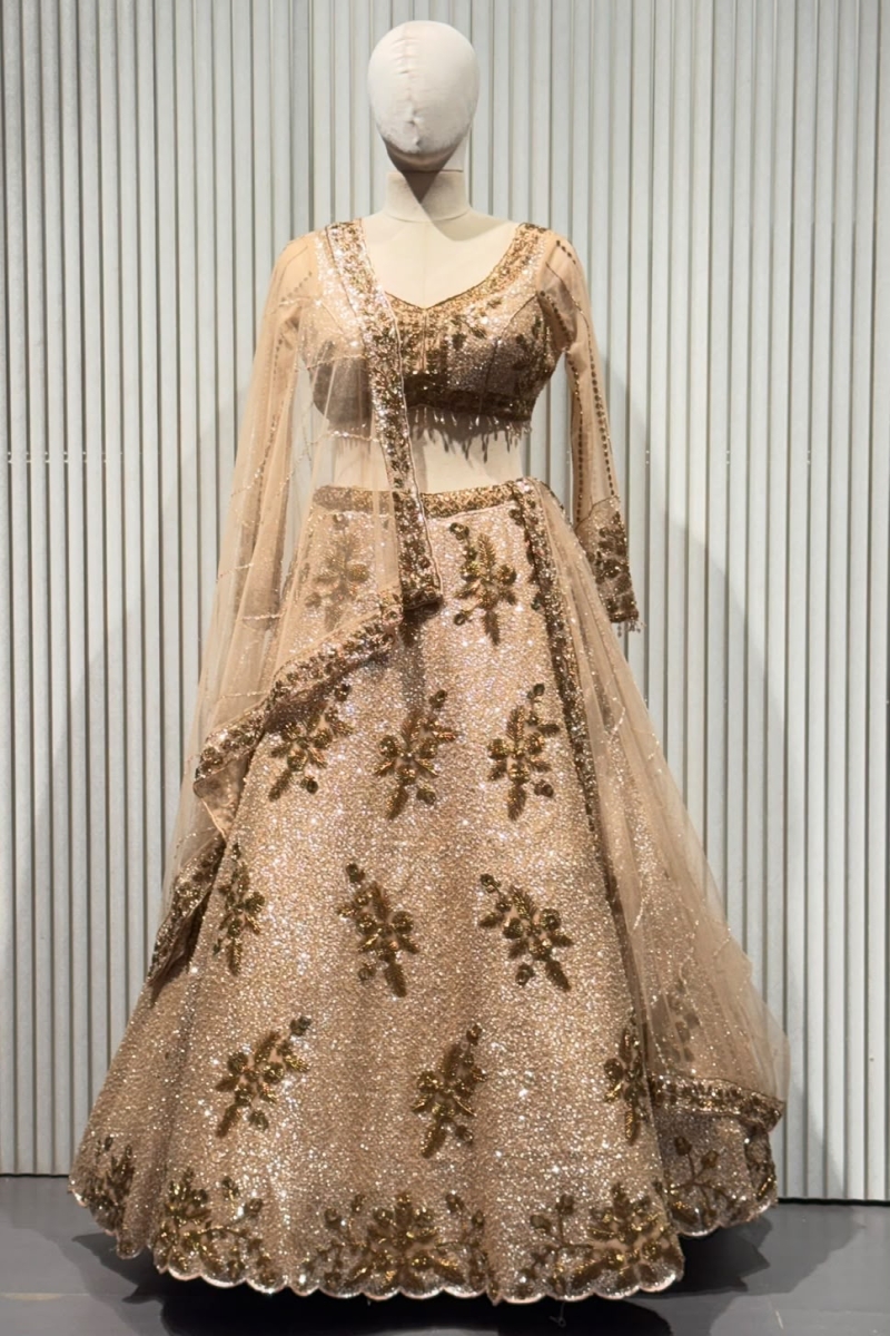 CHAMPAGNE LEHENGA - View 2