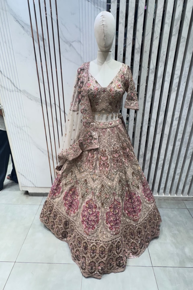 BEIGE LEHENGA - View 2