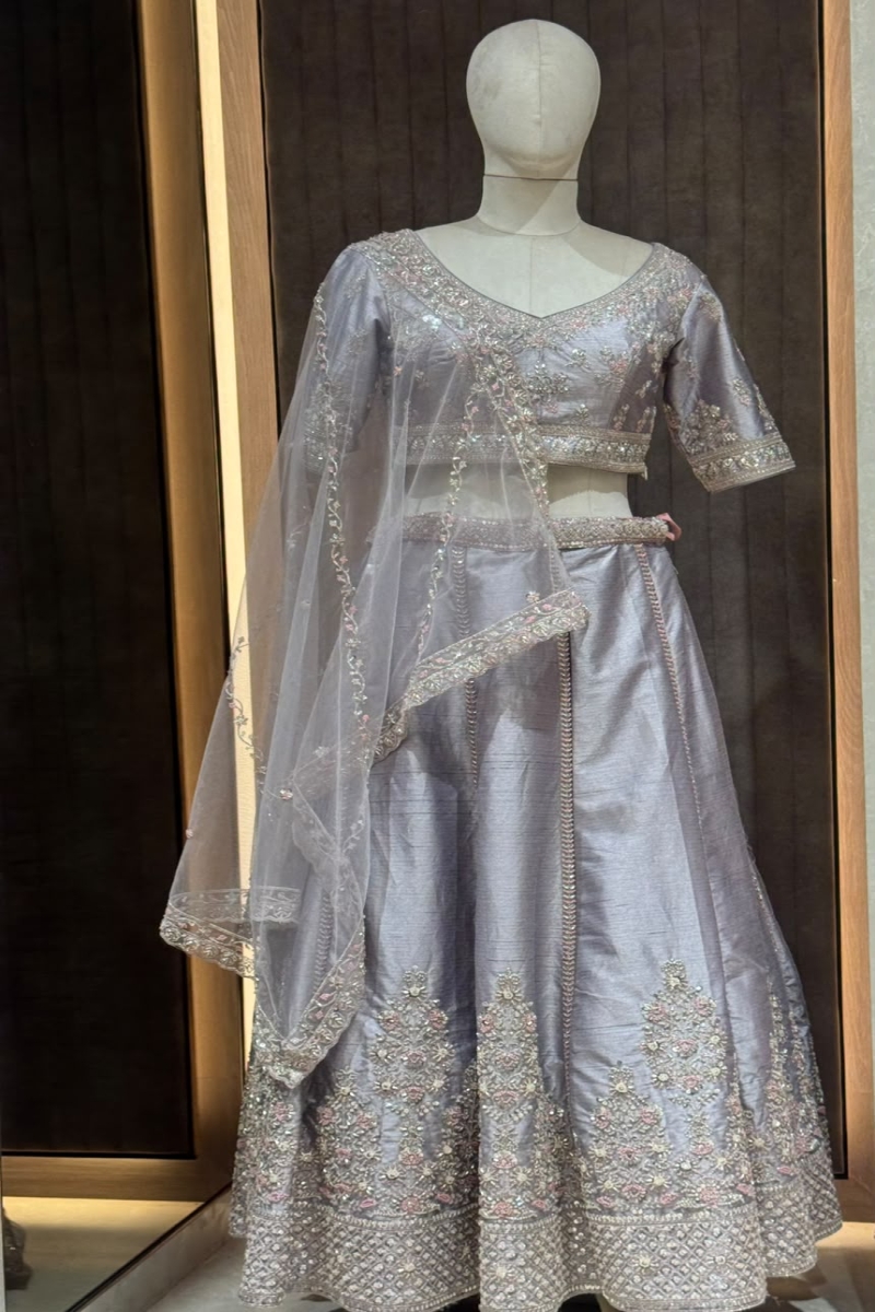 LAVENDER LEHENGA - View 2