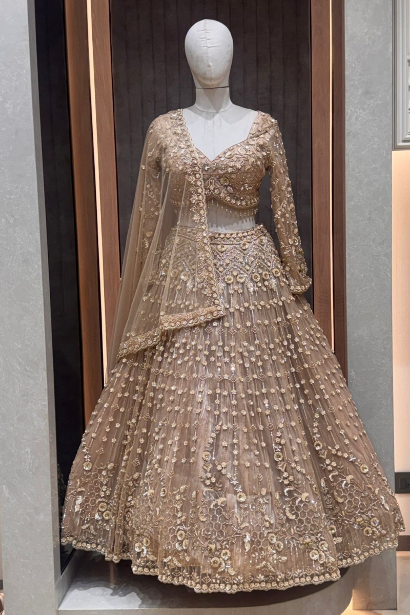 BEIGE LEHENGA - View 2