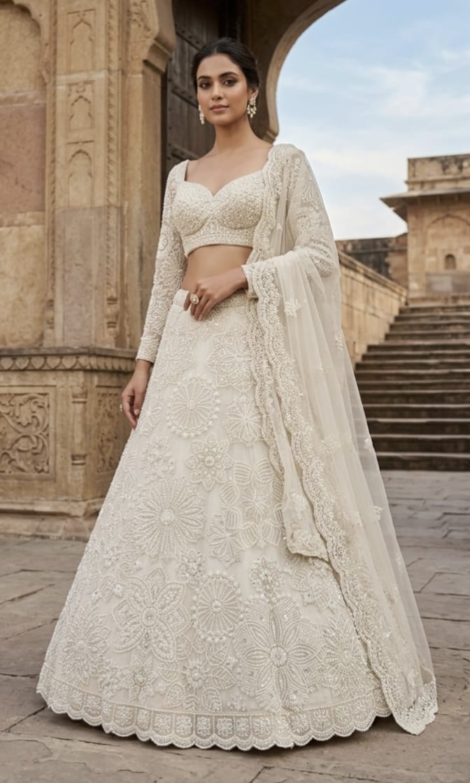 GOLD LEHENGA - View 2