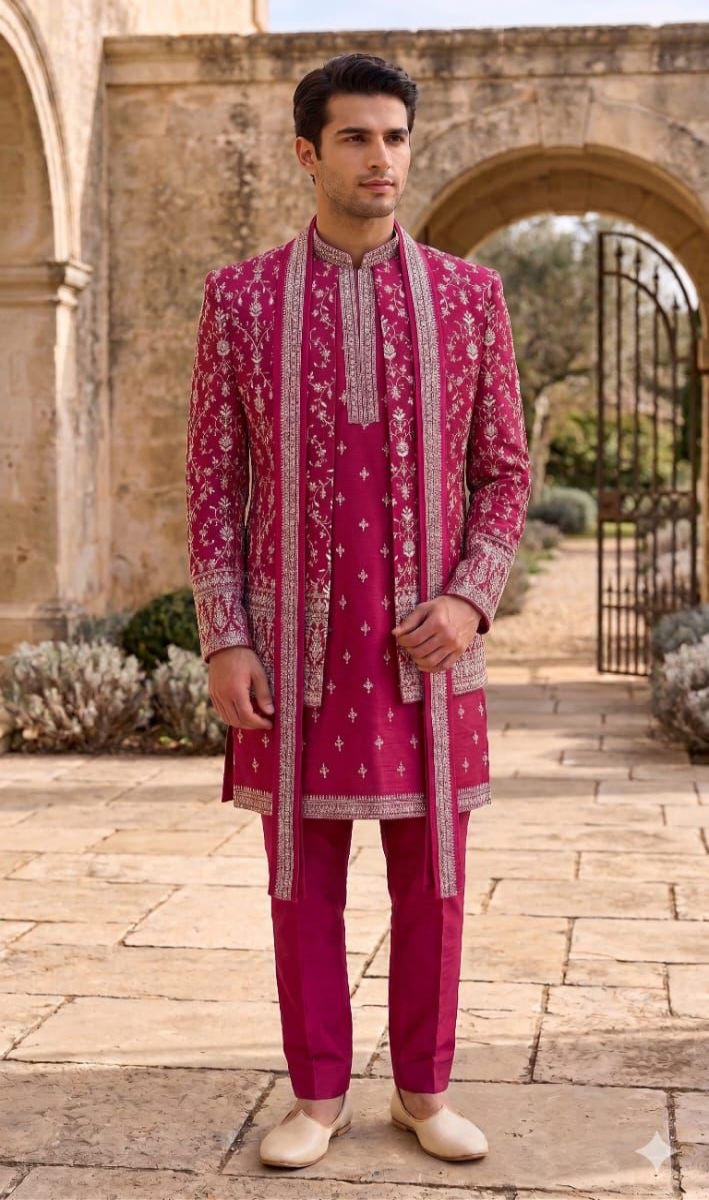 MAGENTA INDO WESTERN - View 2