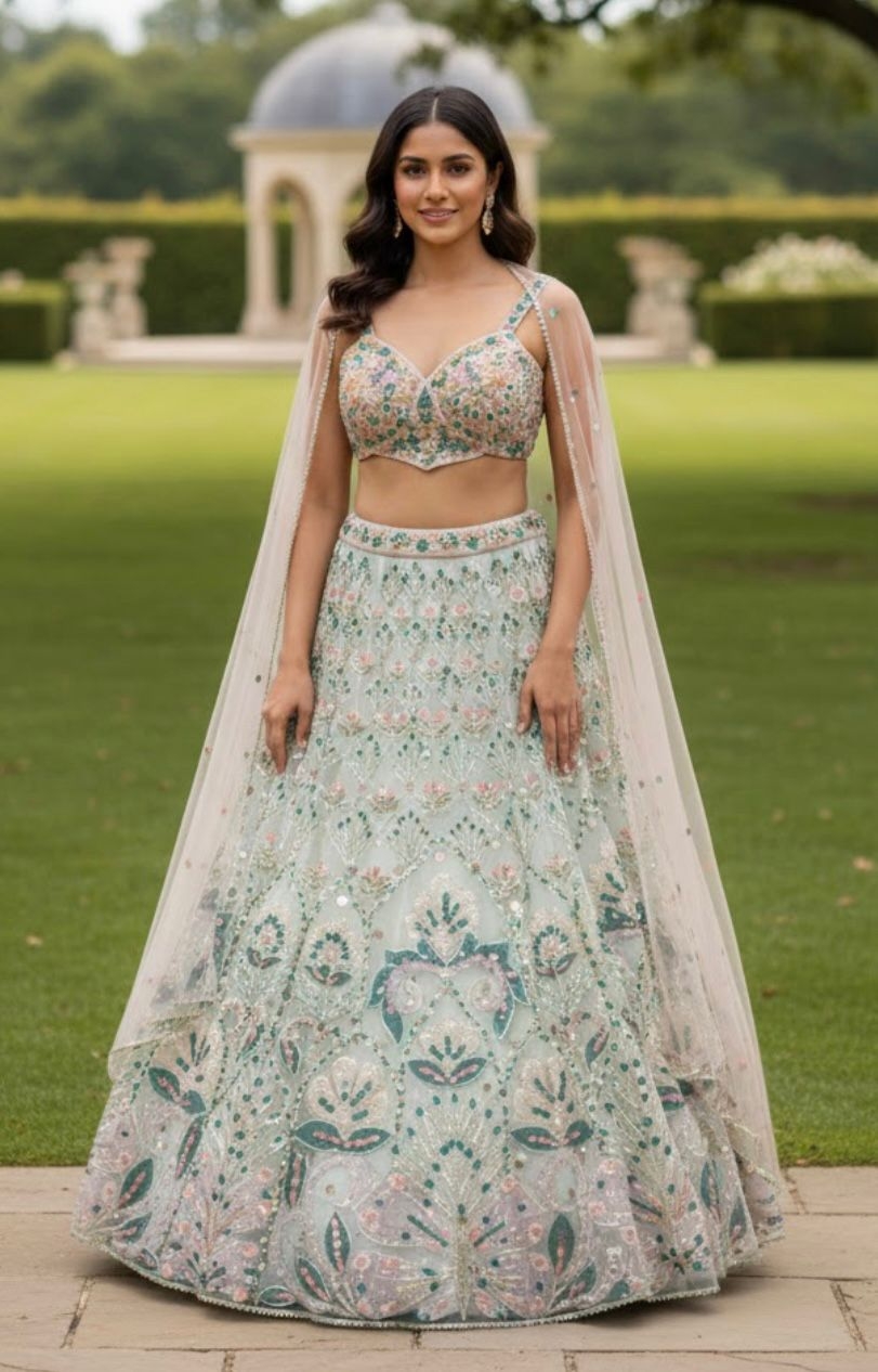 WHITE LEHENGA - View 2