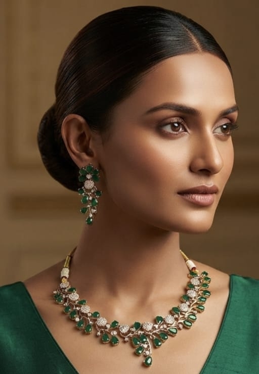 EMERALD GREEN ORNAMENT SET - View 2
