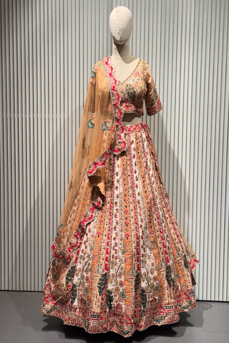 GOLD LEHENGA - View 2