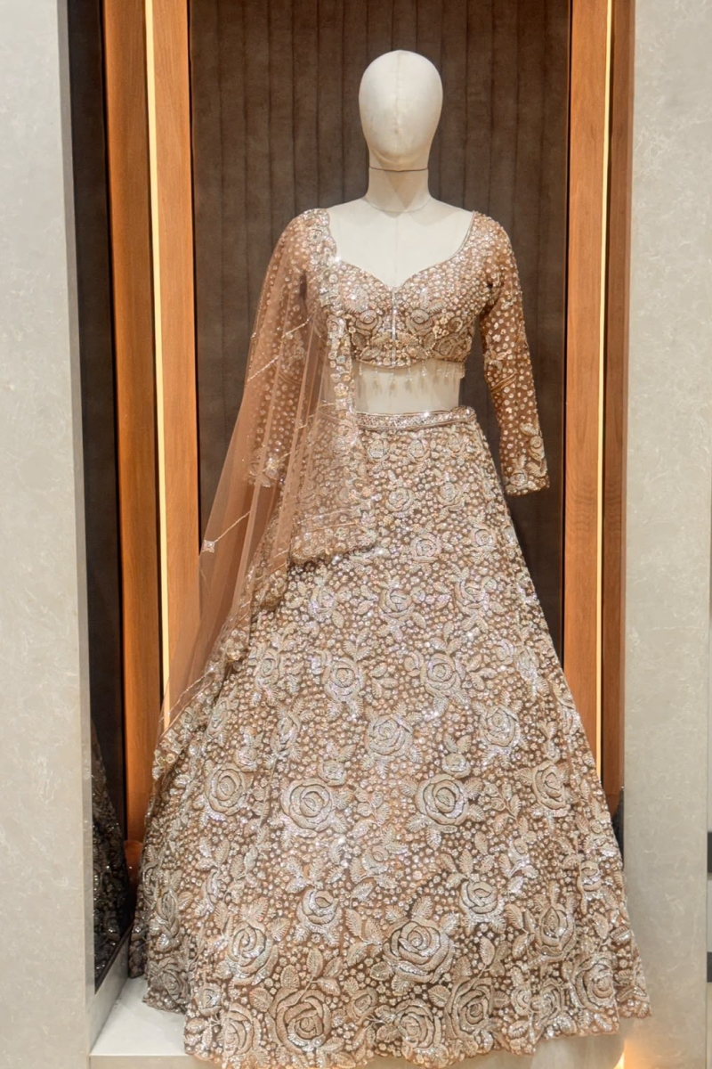 PEACH LEHENGA - View 2