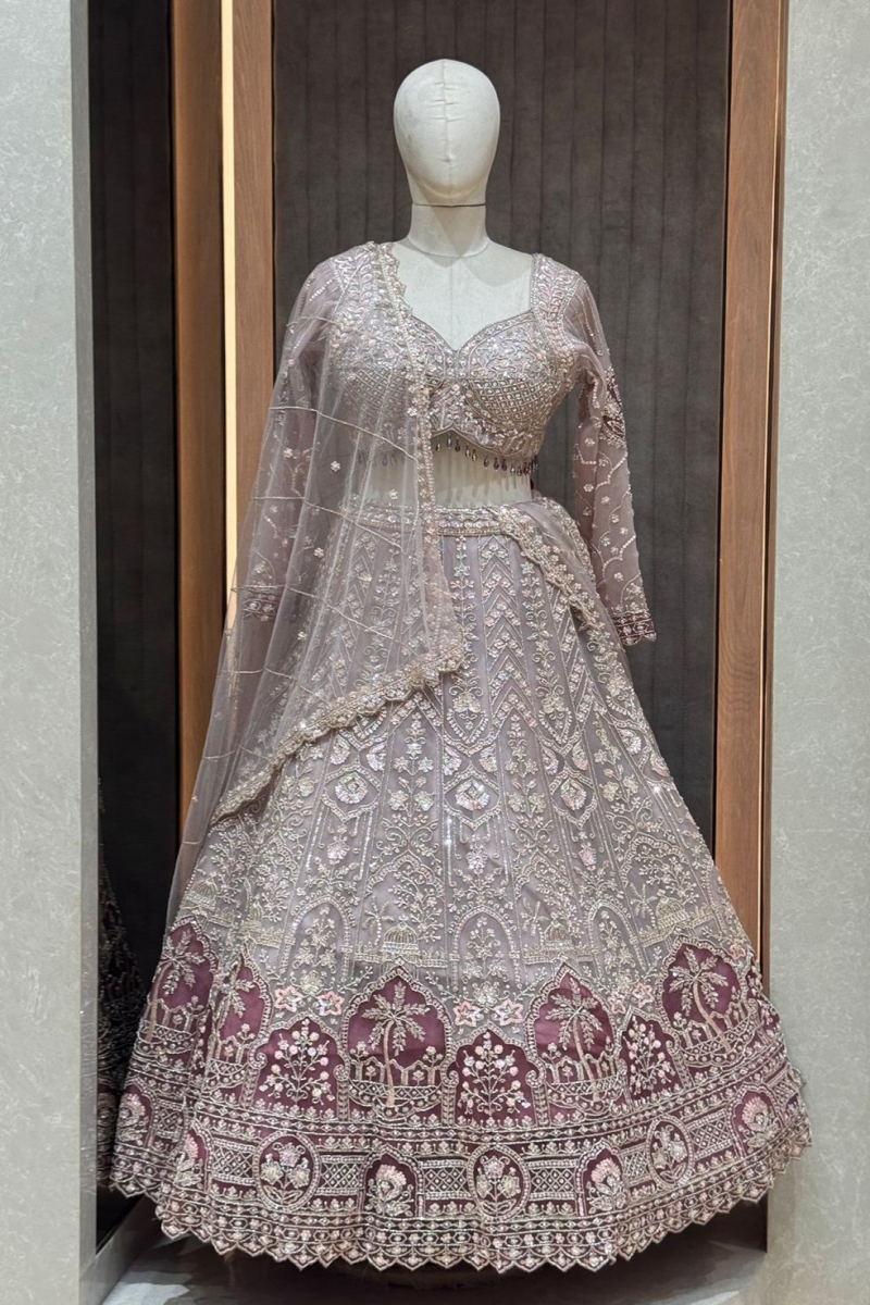 LAVENDER LEHENGA - View 2