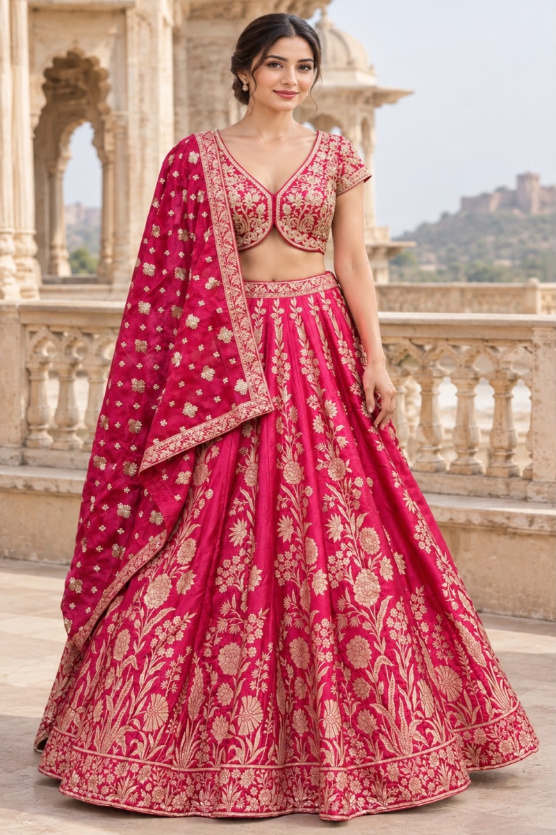 PINK LEHENGA - View 2