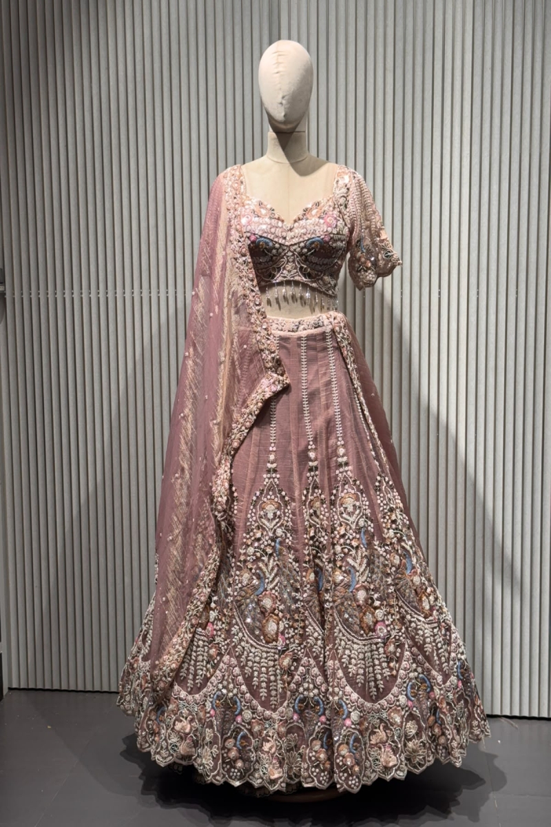MAUVE LEHENGA - View 2