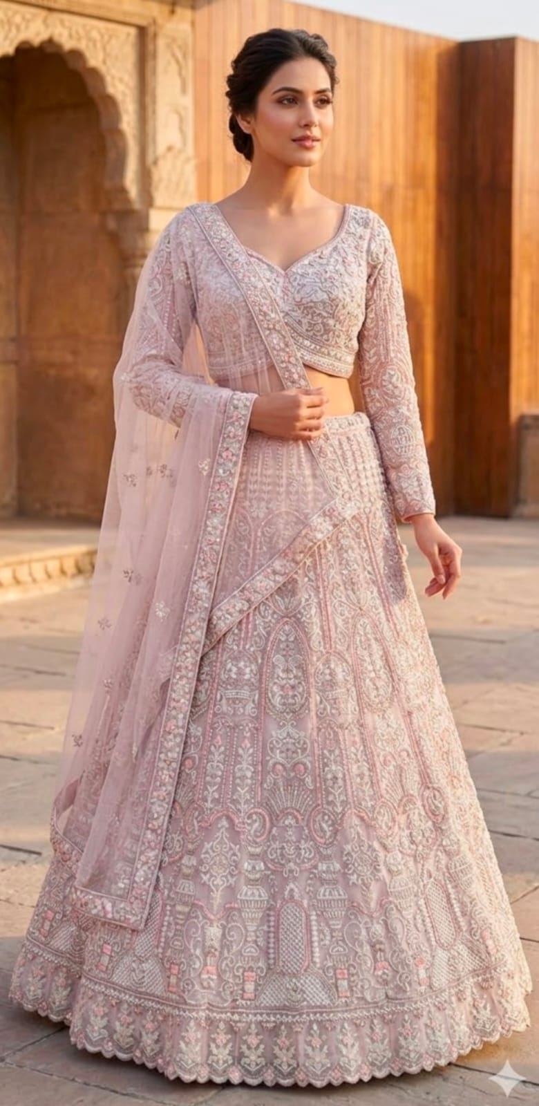 PINK LEHENGA - View 2